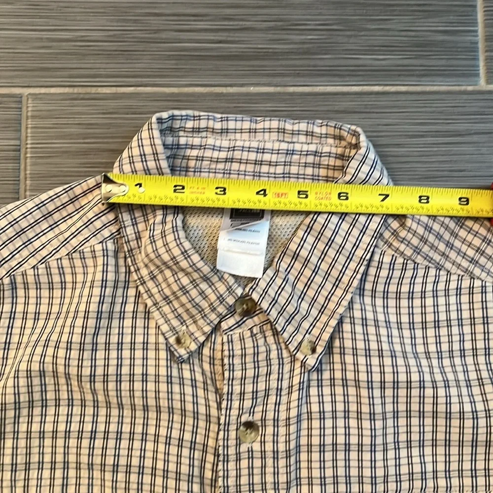 The North Face Men's Plaid Long Sleeve Button Down‎ Shirt Size Medium